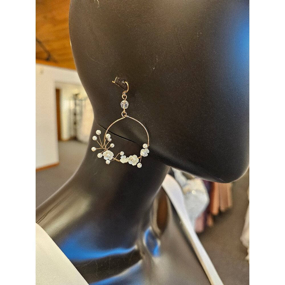 Pearl Hoop Earring